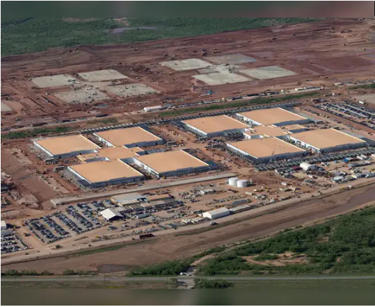 Ảnh: Địa điểm cơ sở hạ tầng AI của Dự án Stargate, một sự hợp tác giữa ba công ty công nghệ lớn - OpenAI, SoftBank  và Oracle